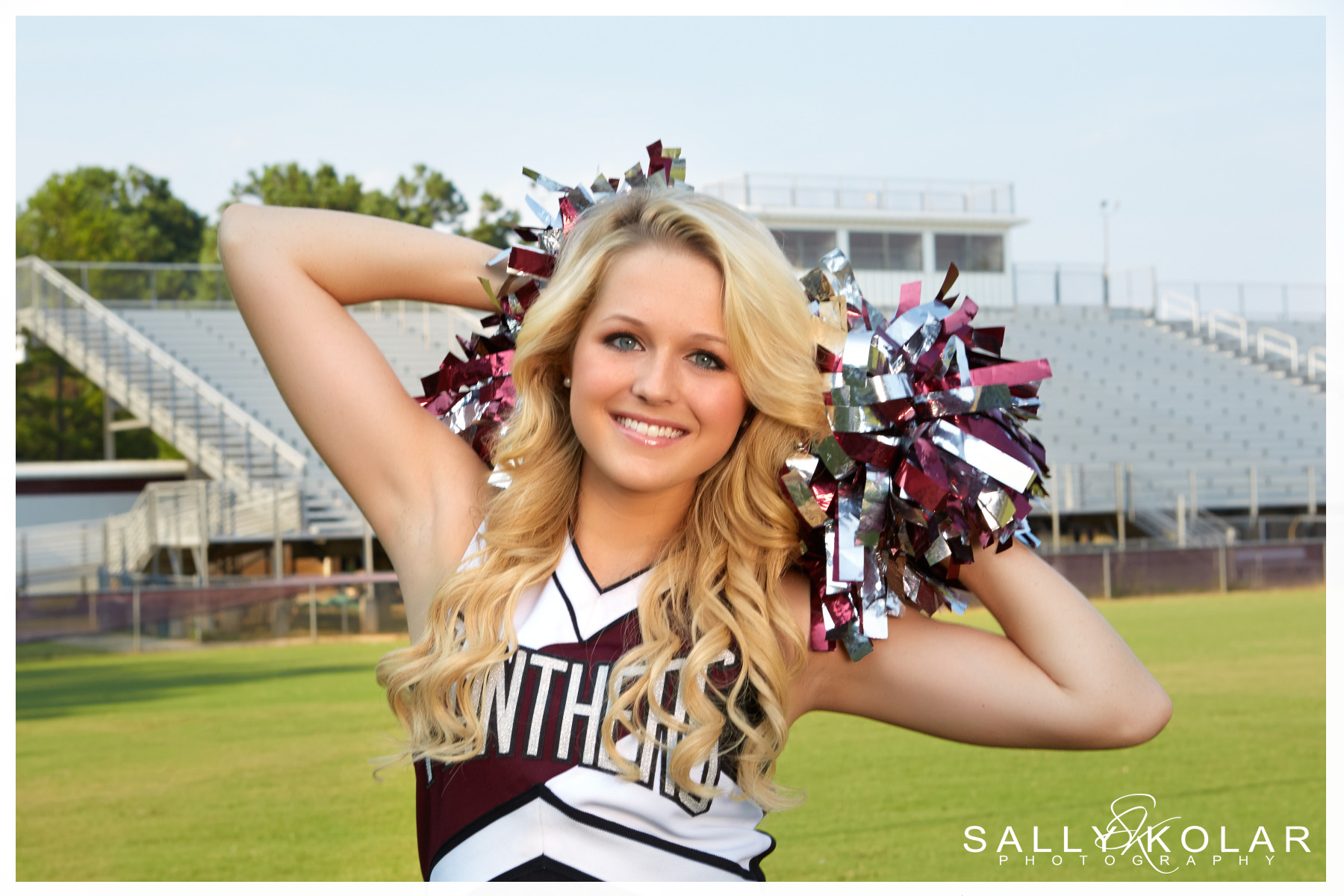 Lakeside High School Junior Cheerleaders and Football players - Sally